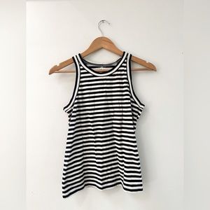 Everlane striped tank top razor back size M